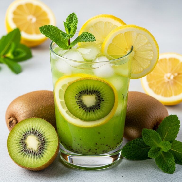 Kiwi Mint Lemonade