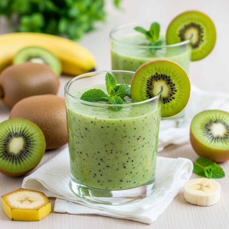 Kiwi Mint Smoothie