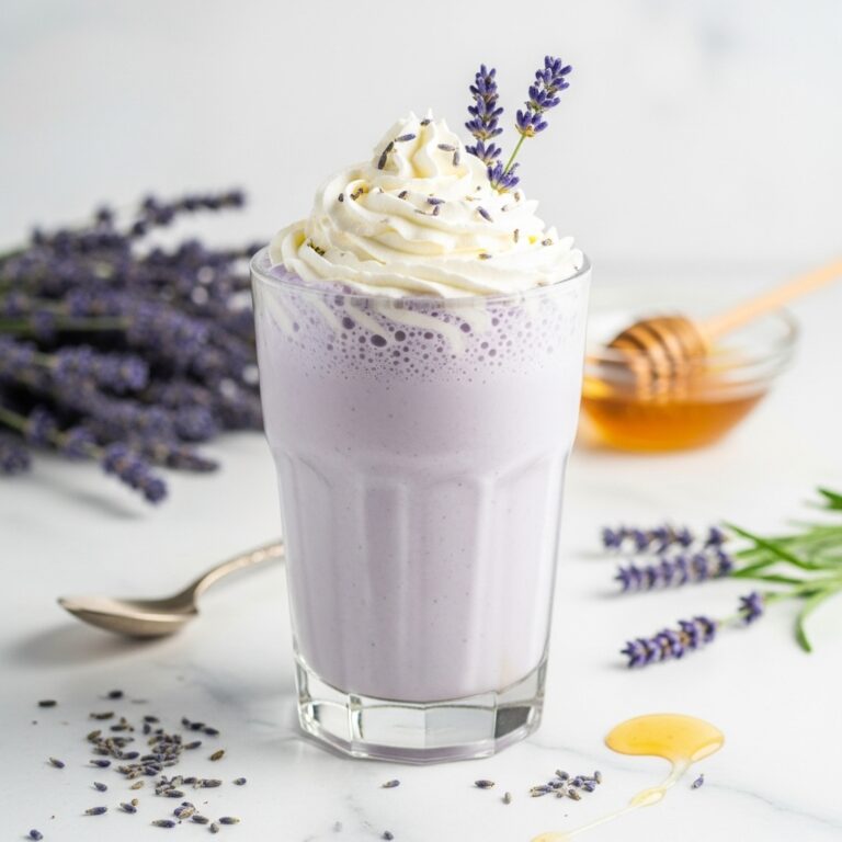 Lavender Honey Milkshake