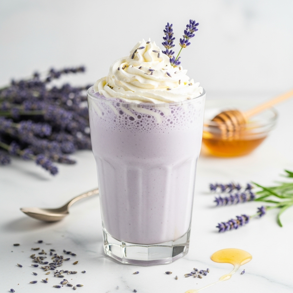 Lavender Honey Milkshake