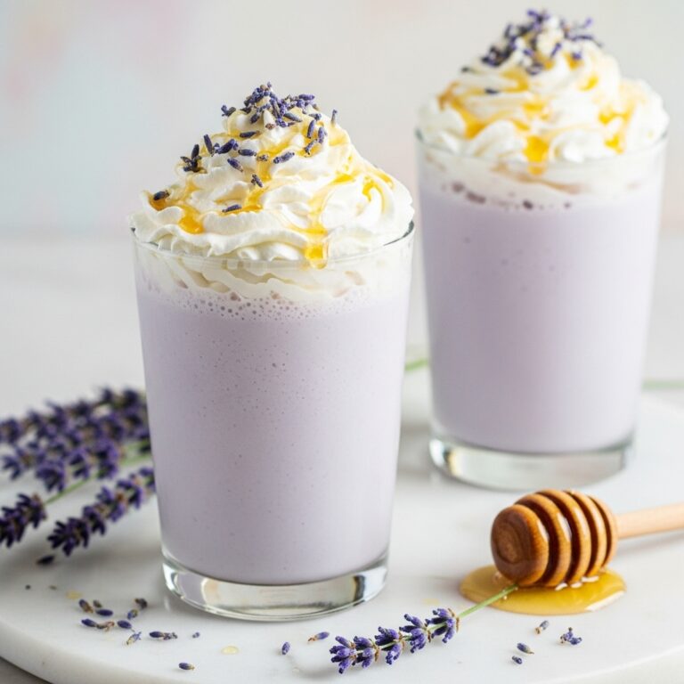 Lavender Honey Milkshake