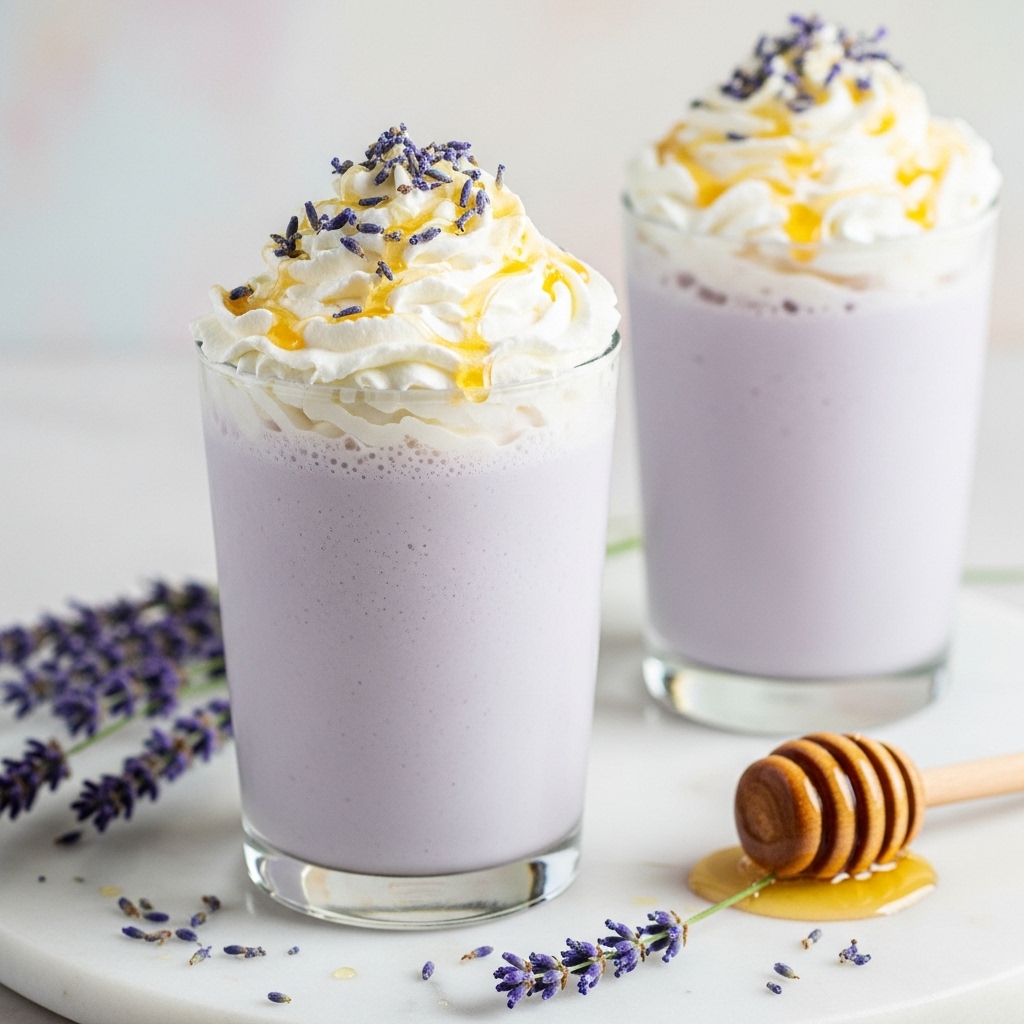 Lavender Honey Milkshake