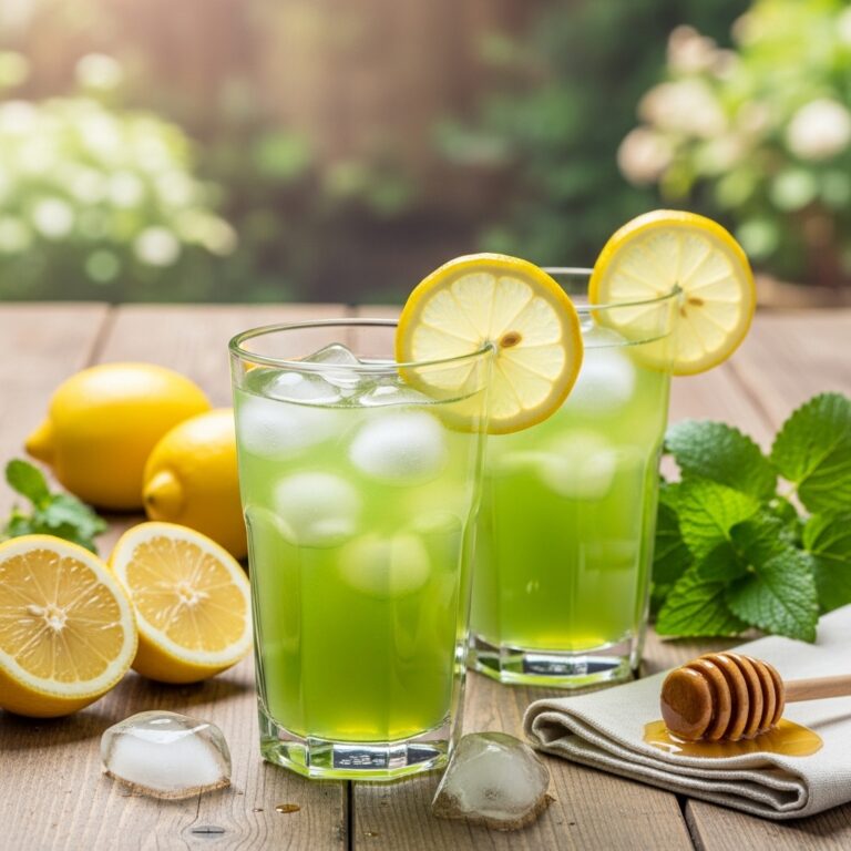 Lemon Balm Iced Tea