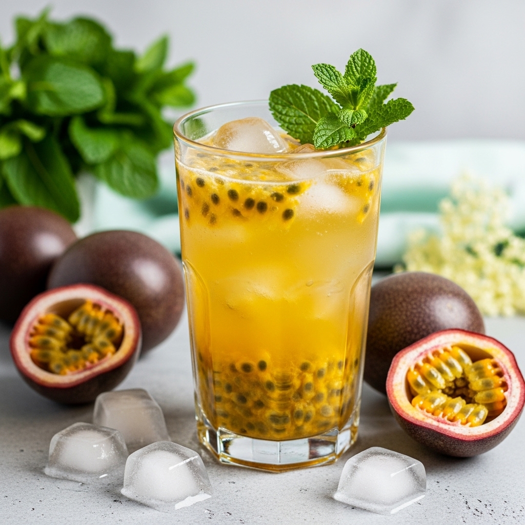Passionfruit  Elderflower Spritz