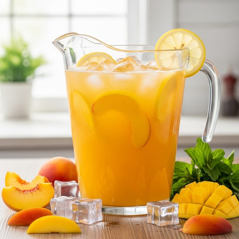 Peach Mango Lemonade