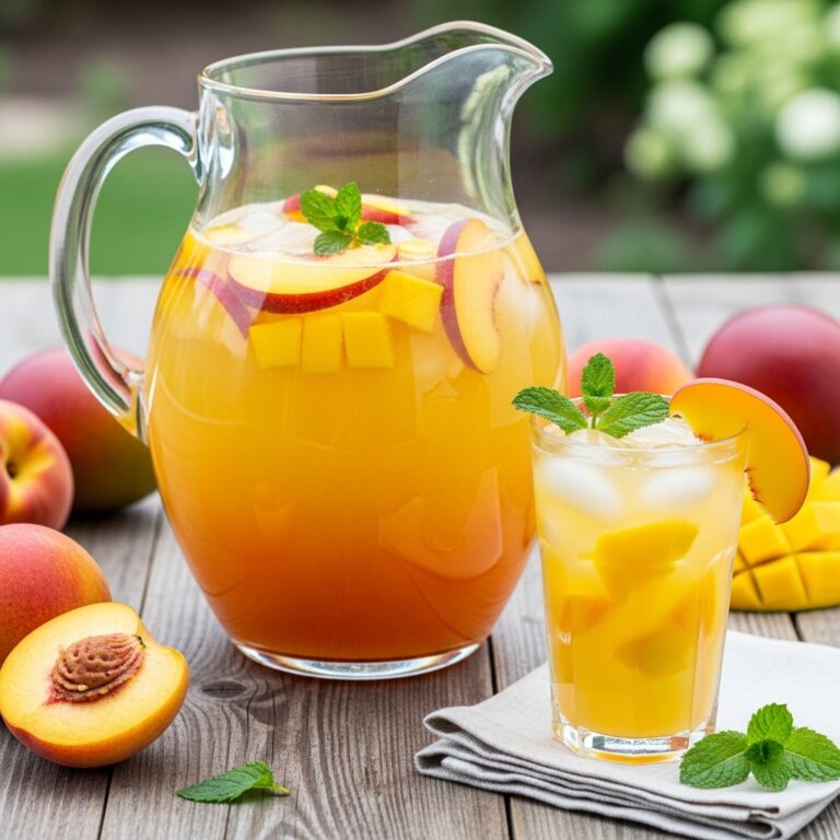 Peach Mango Lemonade