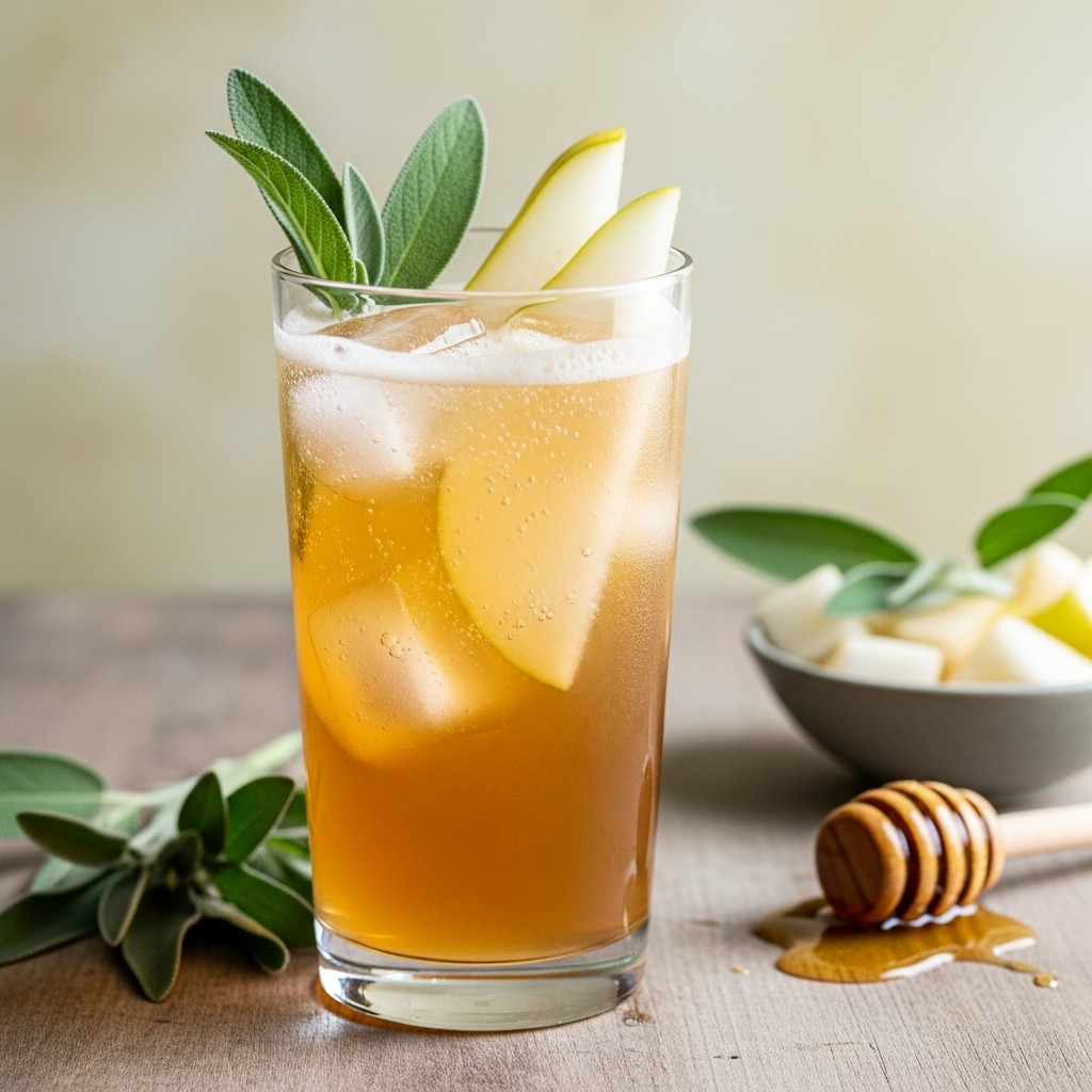Pear  Sage Soda