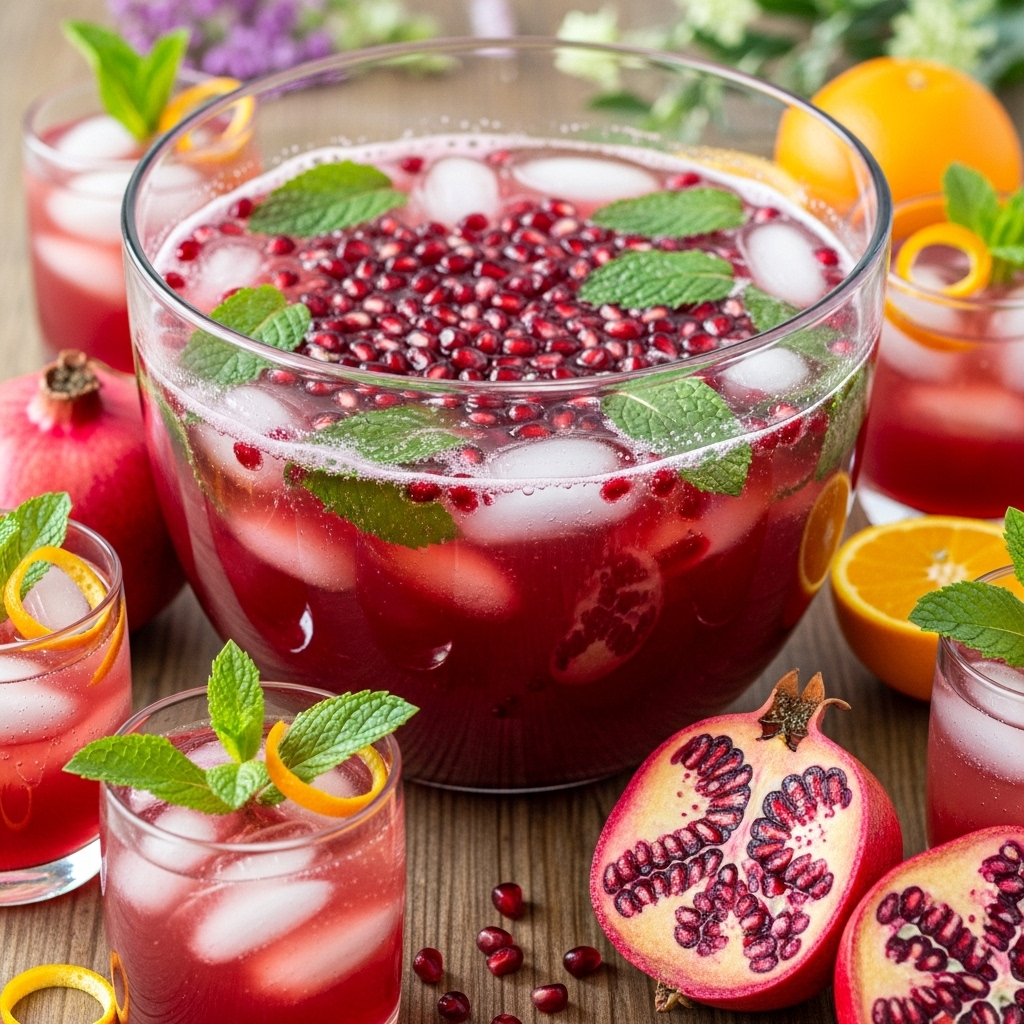 Pomegranate Sparkling Punch