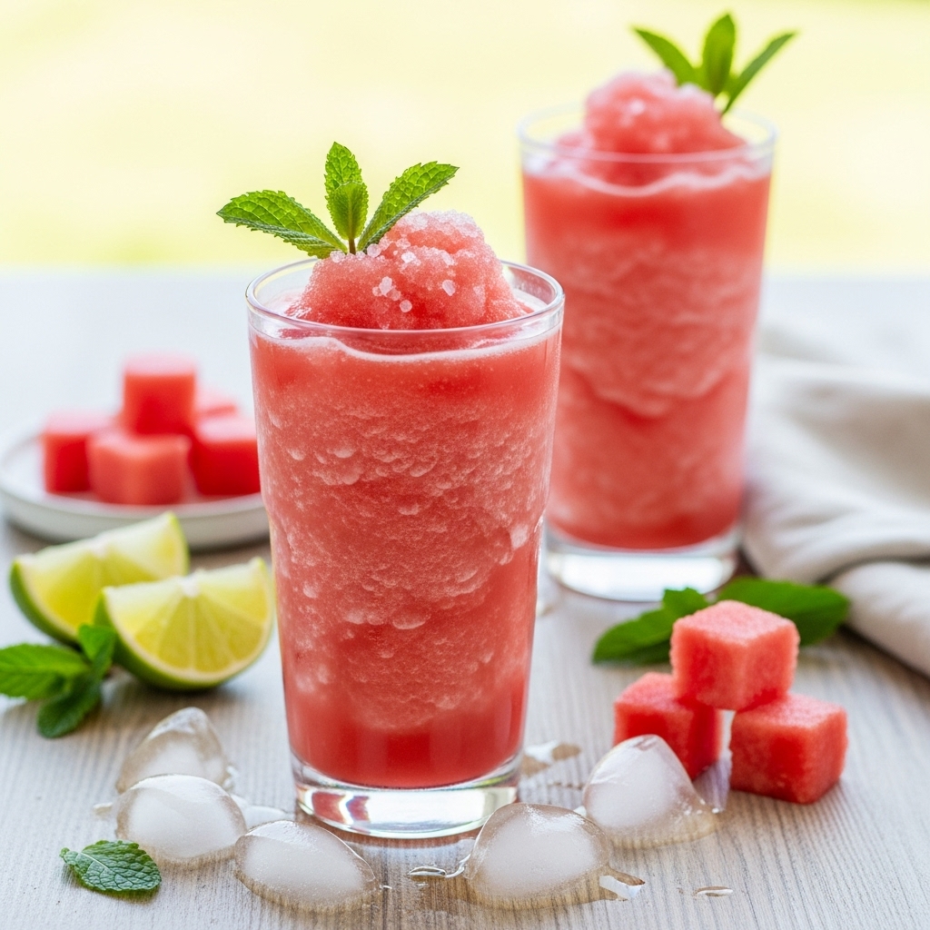 Salted Watermelon Slush