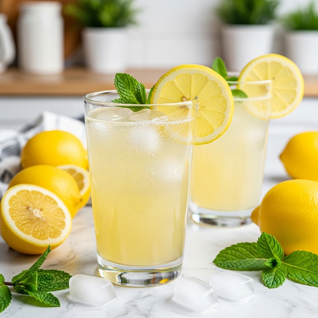Sparkling Ginger Lemonade