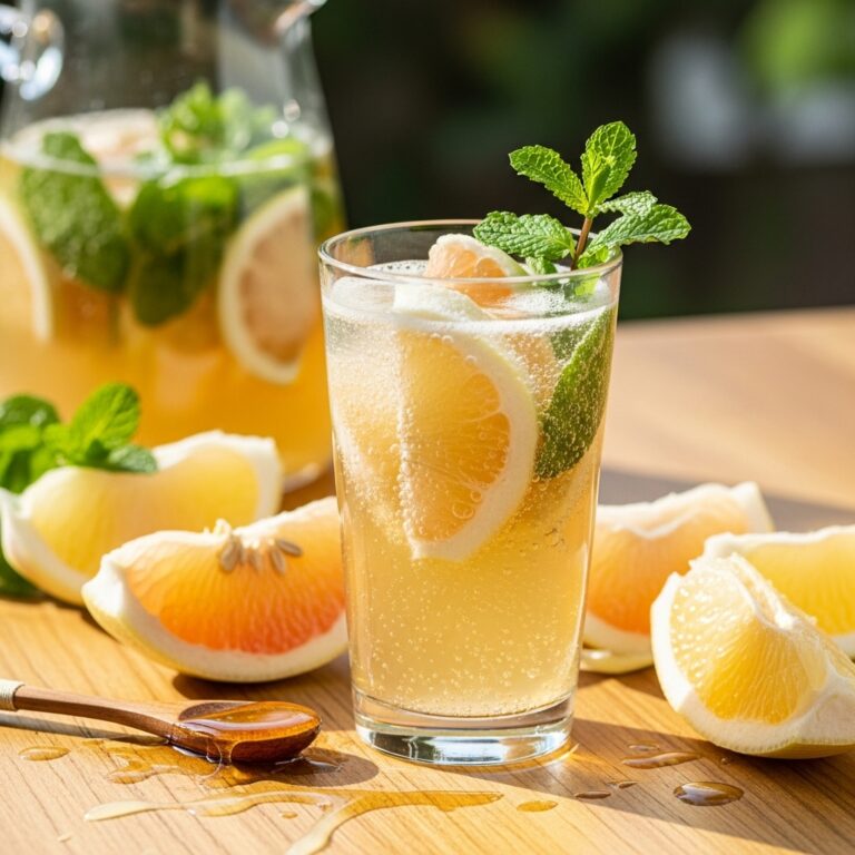 Sparkling Jasmine  Pomelo Tea