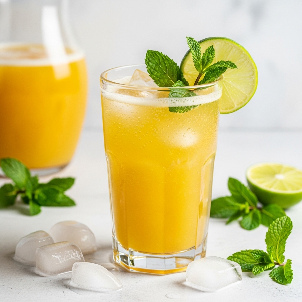 Sparkling Mango Green Tea