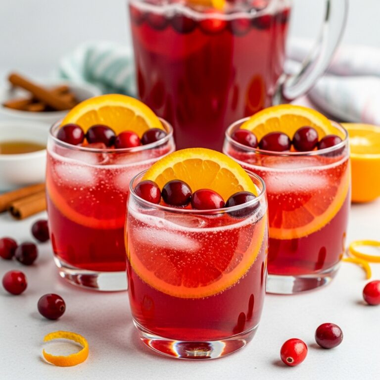 Spiced Cranberry Fizz