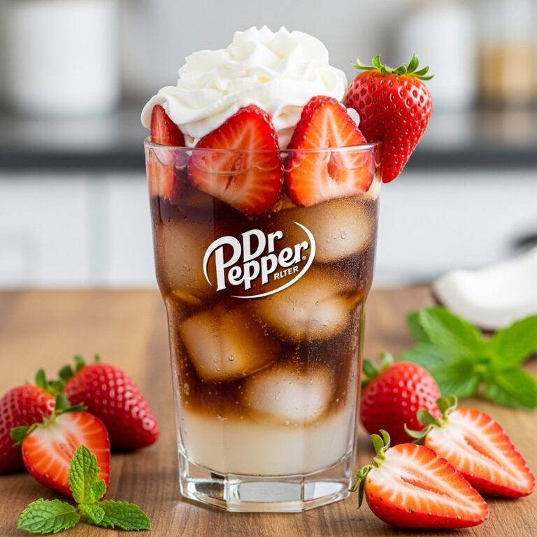 Strawberry Cream Dirty Dr Pepper