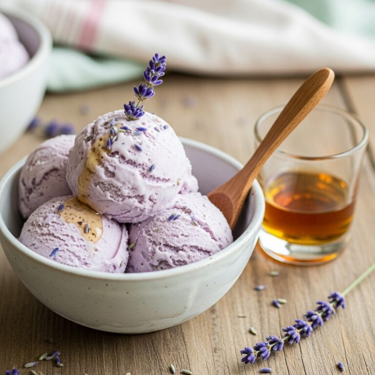 Vegan Lavender Ice Cream